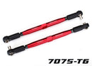 7748R TRAXXAS TOE LINKS X-MAXX (TUBES RED - ANOD)
