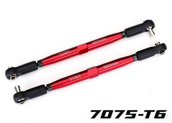 7748R TRAXXAS TOE LINKS X-MAXX (TUBES RED - ANOD)