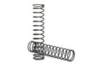 7766 TRAXXAS SPRINGS SHOCK (2) NATURAL FIN
