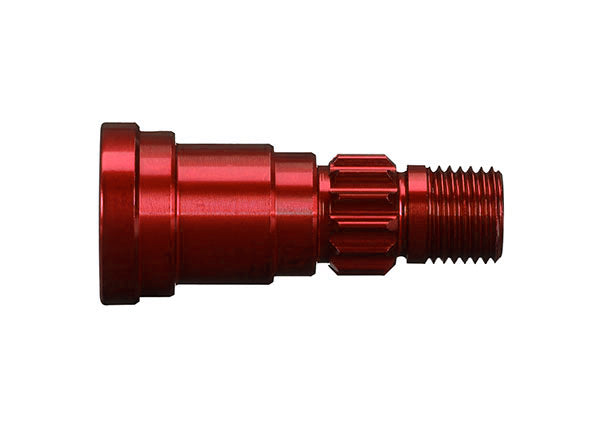 7768R TRAXXAS STUB AXLE ALUM (RED-ANODIZED) (1) (USE ONLY WITH #7750X DRIVESHAFT)