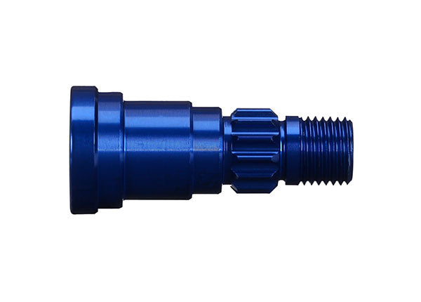 7768 TRAXXAS STUB AXLE ALUM (BLUE-ANODIZED)(1)