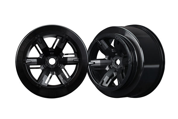 7771 TRAXXAS WHEELS X-MAXX BLACK L/R