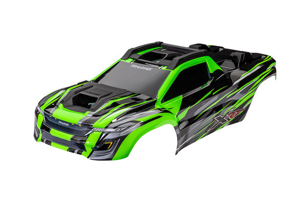 7812G TRAXXAS BODY, XRT, GREEN