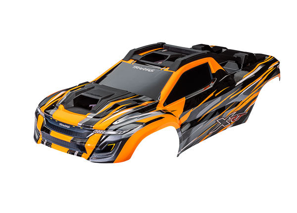 7812T TRAXXAS BODY, XRT, ORANGE