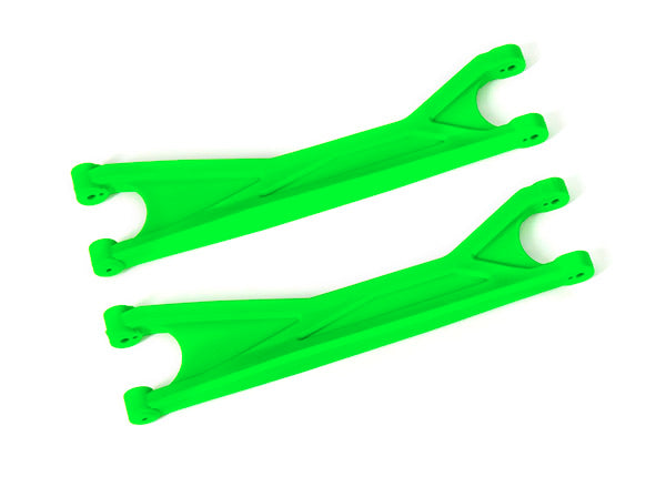 7892G TRAXXAS SUSPENSION ARMS UPPER GREEN (L OR R F OR R )(2)