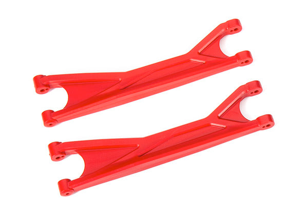 7892R TRAXXAS SUSPENSION ARMS UPPER RED (L OR R F OR R )(2)