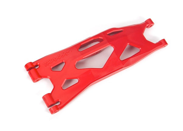 7894R TRAXXAS SUSPENSION ARM LOWER RED (1) (LEFT F OR R)