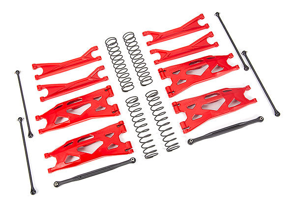 7895R TRAXXAS SUSPENSION KIT X-MAXX WIDEMAXX RED