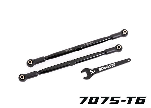 7897A TRAXXAS TOE LINKS FRONT (TUBES BLK-ANOD 7075-T6 ALMNM) (2)