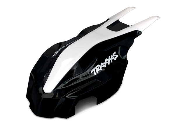 7913 TRAXXAS CANOPY FRONT BLACK/WHITE ATON