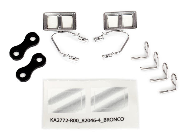 8073X TRAXXAS MIRRORS SIDE CHROME L&R (2)