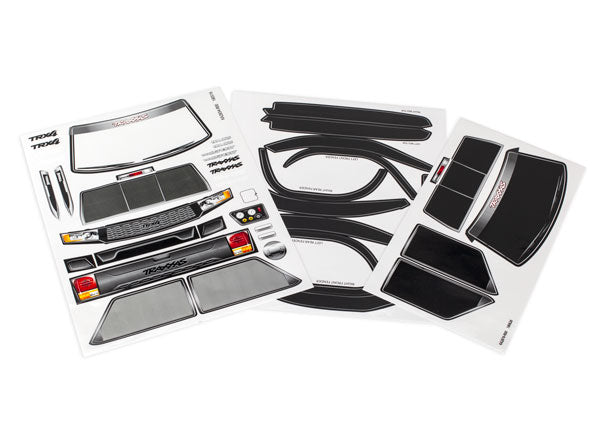 8113 TRAXXAS DECAL SHEET TRX-4 SPORT