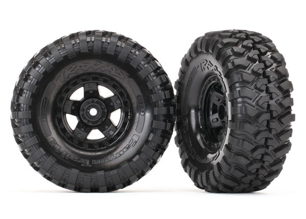 8179 TRAXXAS TIRES & WHEELS ASS GLUED TRX-4 SPORT (2)