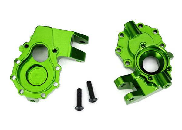 8252G TRAXXAS PORTAL HOUSINGS INNER FRONT 6061-T6 ALUM GREEN-ANOD (2)