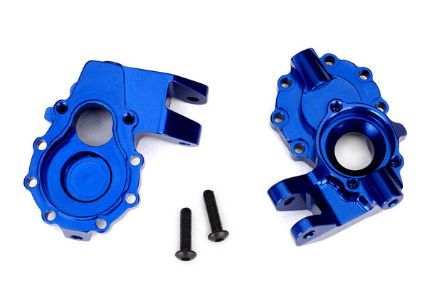 8252X TRAXXAS PORTAL HOUSINGS INNER FRONT 6061-T6 ALUM BLUE-ANOD (2)