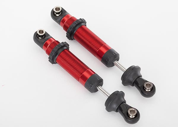 8260R TRAXXAS SHOCKS GTS ALUMIN RED-ANOD ASSEMBLED