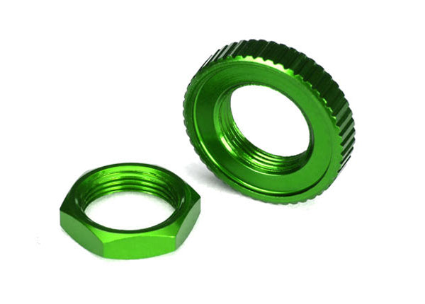 8345G TRAXXAS SERVO SAVER NUTS ALUMIN GREEN-ANOD