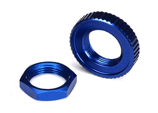 8345 TRAXXAS SERVO SAVER NUTS ALUMIN BLUE-ANOD