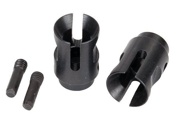 8353X TRAXXAS DRIVE CUPS INNER (2) (STEEL CONSTANT-VELOCITY DRIVESHAFTS)/ SCREW PINS (2)