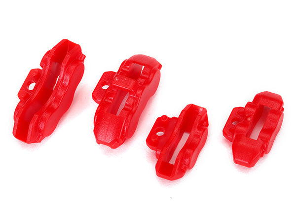 8367 TRAXXAS BRAKE CALIPERS (RED) F & R