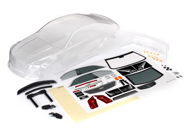 8391 TRAXXAS BODY CADILLAC CTS-V CLEAR DECALS