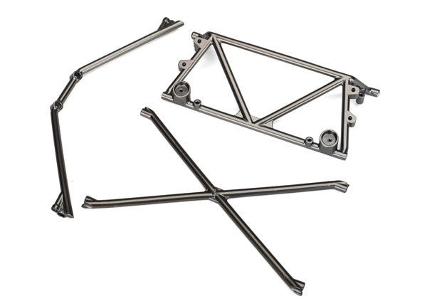 8433X TRAXXAS TUBE CHASSIS CENTRE SECTION/CAGE TOP/REAR CAGE SUPPORT