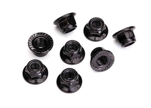 8447 TRAXXAS NUTS 5MM FLANGED NYLON LOCKING (8)