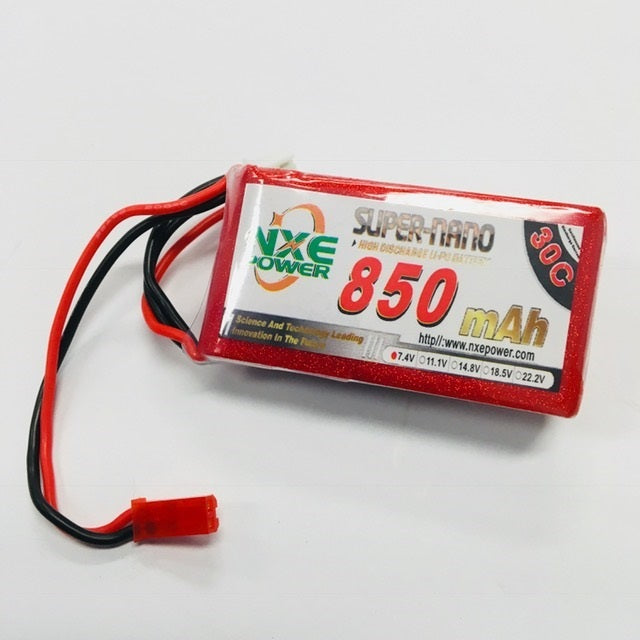 850SC302SJST NXE 7.4v 850mah 30c Soft case w/JST