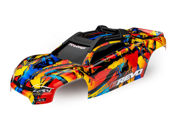 8612 TRAXXAS E-REVO SOLAR FLARE BODY