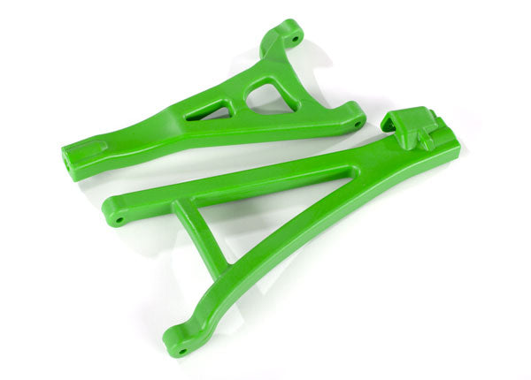 8632G TRAXXAS SUSPENSION ARMS GREEN FRONT (LEFT) HEAVY DUTY UPPER (1)/ LOWER (1)