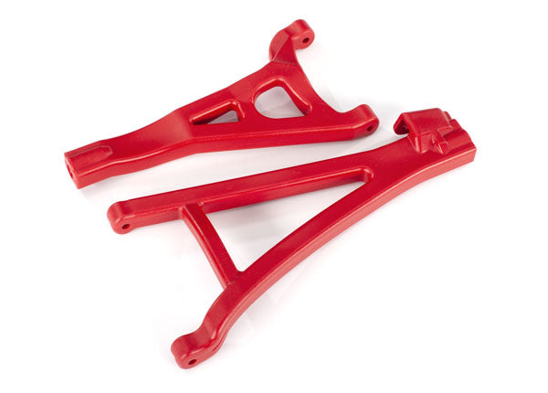 8632R TRAXXAS SUSPENSION ARMS RED FRONT (LEFT) HEAVY DUTY