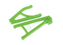 8634G TRAXXAS SUSPENSION ARMS GREEN REAR (LEFT) HEAVY DUTY ADJUSTABLE WHEELBASE UPPER (1)/ LOWER (1)