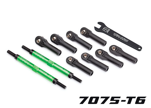 8638G TRAXXAS TOE LINKS E-REVO VXL (TUBES GREEN-ANODIZED)(144MM)(2)