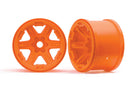 8671A TRAXXAS WHLS 3.8 (ORANGE) (2) (17MM SPLINED)