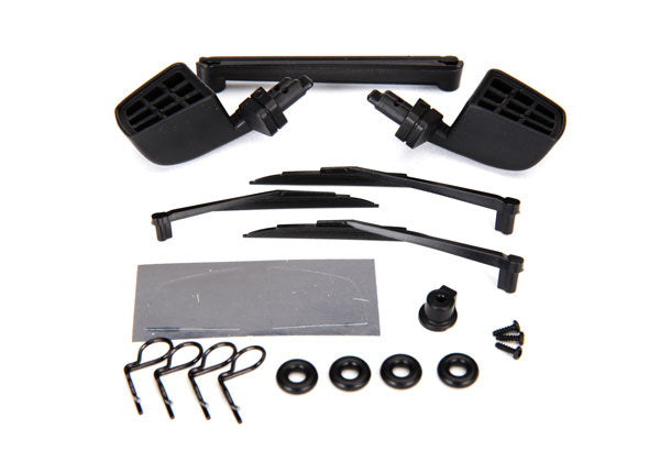 8817 TRAXXAS MIRRORS SIDE BLK (L&R) WINDSHIELD WIPERS / WIPER RETAINERS