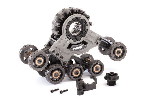 8881 TRAXXAS TRAX FRONT LEFT (ASSEM) REQS #8886 STUB AXLE #7061 GTR SHOCK & #8895 RUBBER TRACK