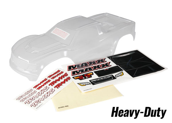 8914 TRAXXAS BODY MAXX HEAVY DUTY (CLR REQUIRES PAINTING)