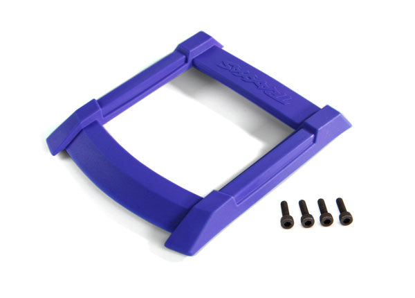 8917X TRAXXAS SKID PLATE ROOF (BODY) BLUE/ 3X12MM CS (4)