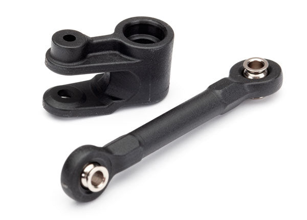 8947 TRAXXAS SERVO HORN STEERING/ LINKAGE STEERING (46MM ASSEM WITH PIVOT BALLS)