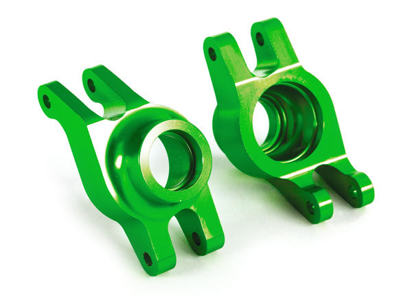 8952G TRAXXAS CARRIERS STUB AXLE (GREEN-ANODIZED 6061-T6 ALUMINUM) (REAR) (2)