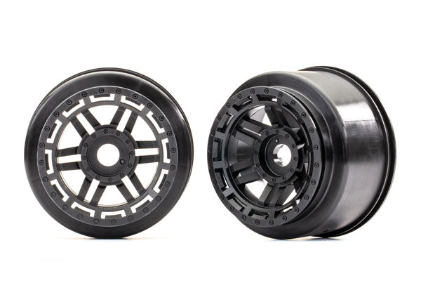 8971 TRAXXAS WHEELS (BLACK) (2)