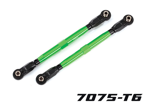 8997G TRAXXAS TOE LINKS FRONT (TUBES GREEN-ANOD 6061-T6 ALUM) (2) (USE WITH #8995)