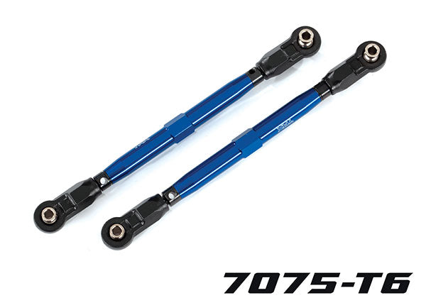 8997X TRAXXAS TOE LINKS FRONT (TUBES BLUE-ANOD 6061-T6 ALUM) (2) (USE WITH #8995)