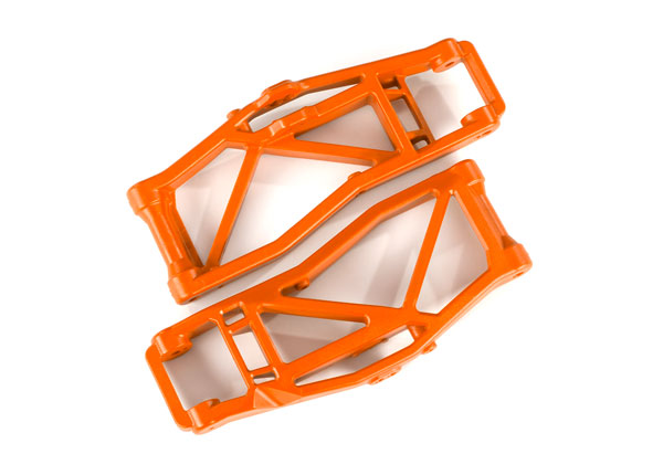 8999T TRAXXAS SUSPENSION ARMS LOWER ORANGE (LEFT AND RIGHT FRONT OR REAR) (2)