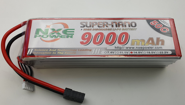 9000SC504STRX NXE 9000mah 50C 4S soft Case  41*49*175 Traxxas  X-Maxx compatible 14.8V