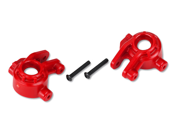 9037R TRAXXAS STEERING BLOCKS RED L&R