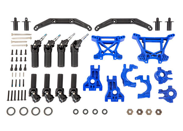 9080X TRAXXAS OUTER DRIVELINE & SUSPENSION UPGRADE KIT EXTREME HEAVY DUTY BLUE