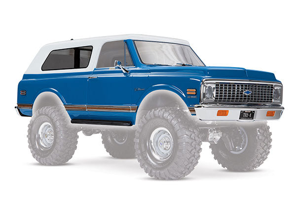 9111X TRAXXAS BODY CHEVROLET BLAZER (1972) COMPLETE (BLUE)