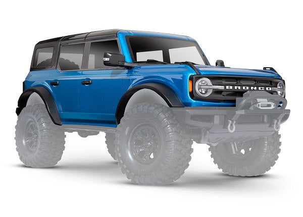 9211A TRAXXAS BODY FORD BRONCO (2021) COMPLETE VELOCITY BLUE (PAINTED)