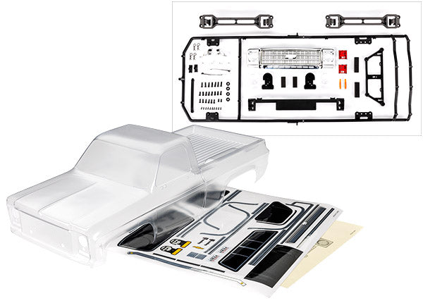 9212 TRAXXAS BODY CHEVROLET K10 TRUCK (1979) (CLEAR)